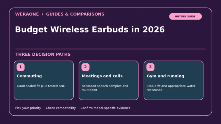 Budget Wireless Earbuds in 2026 — three editorial decision paths and constraints