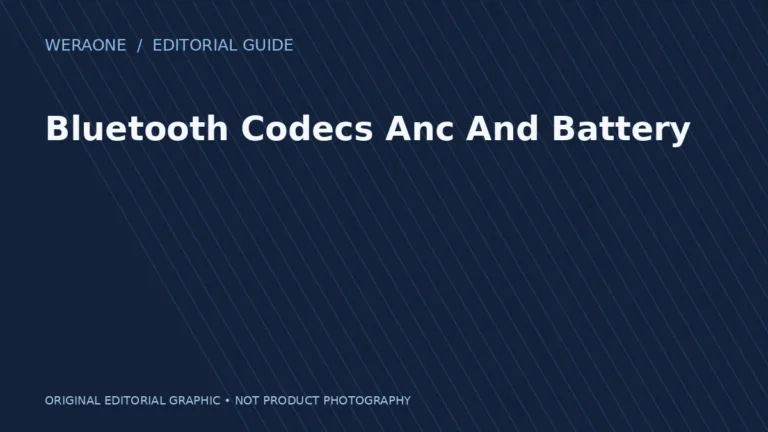Original illustration for Bluetooth Codecs Anc And Battery; no product photo